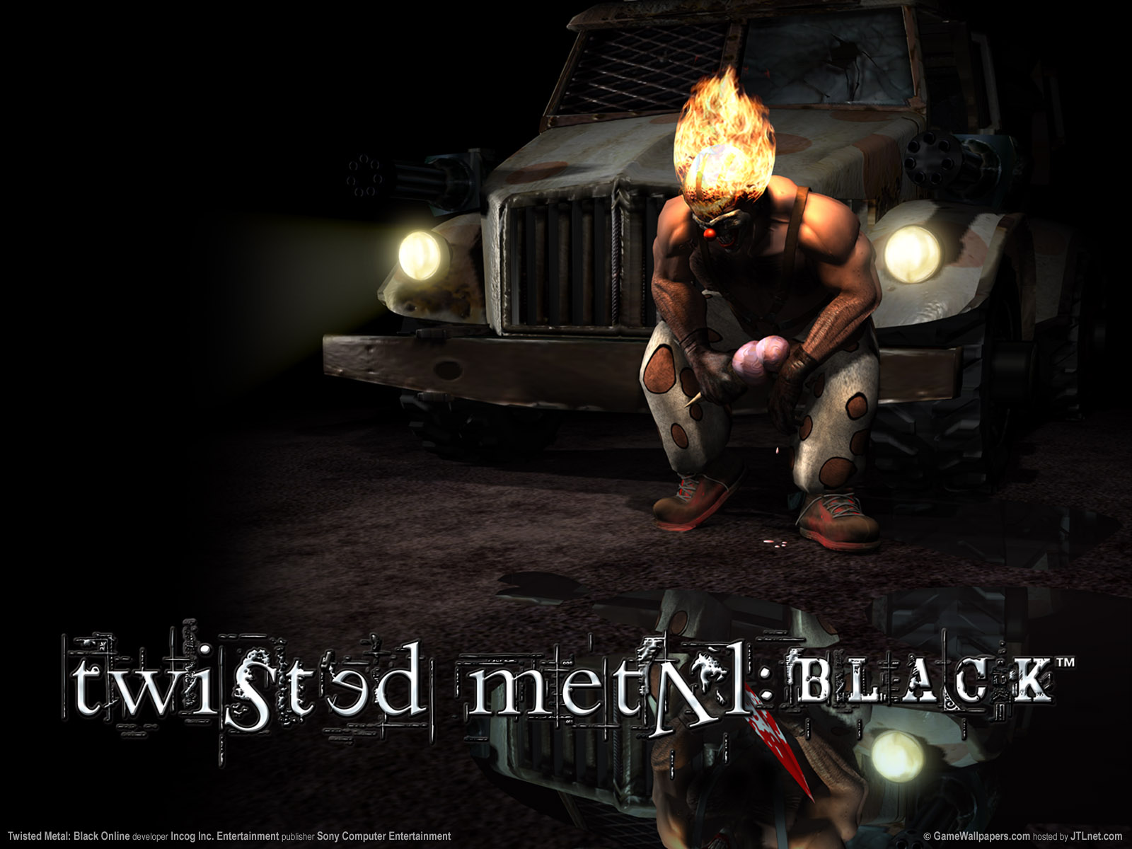 Twisted Metal Black Sweet Tooth - HD Wallpaper 