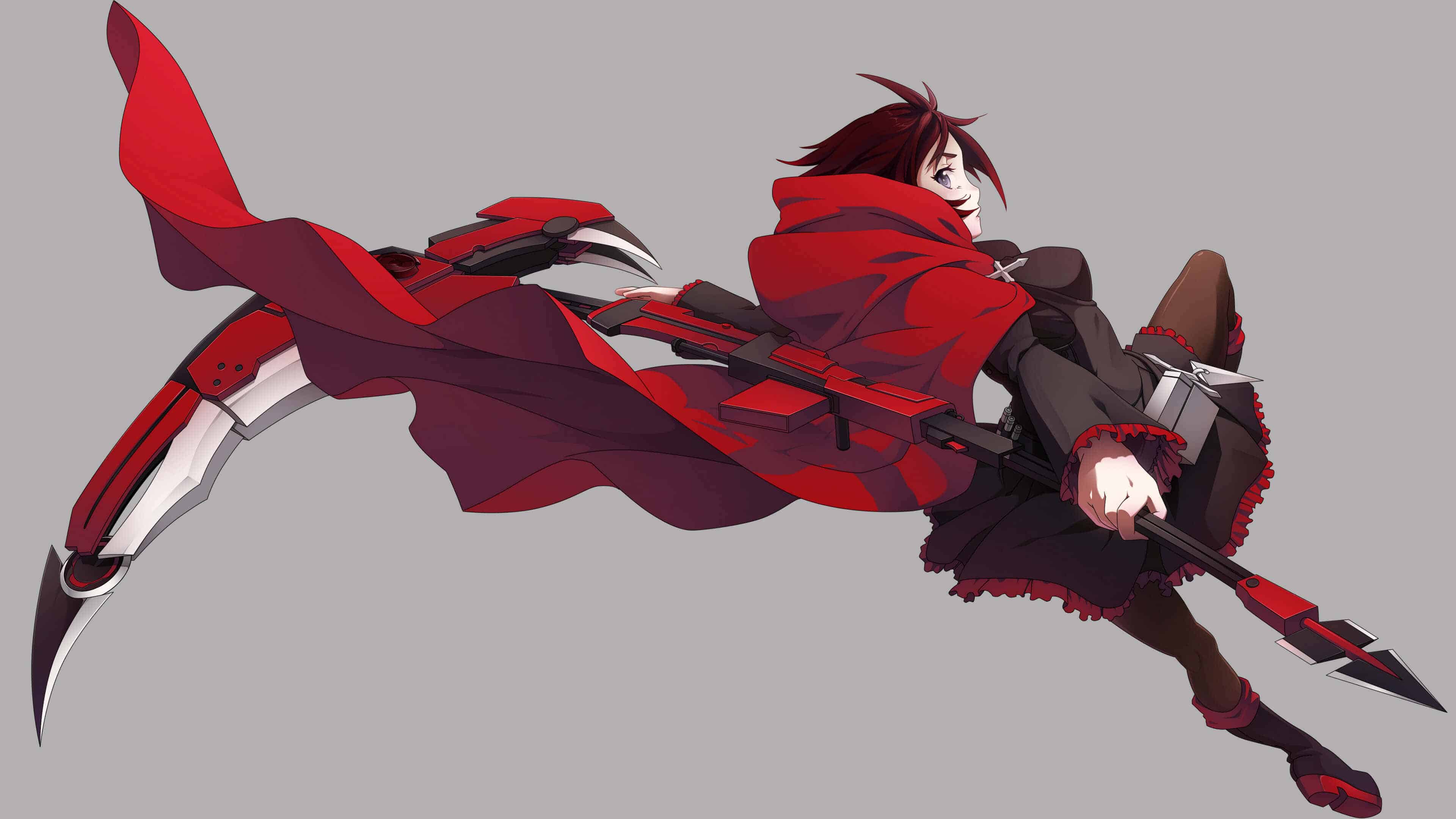 Rwby Ruby Rose Uhd 4k Wallpaper - Ruby Rose Anime Render - HD Wallpaper 