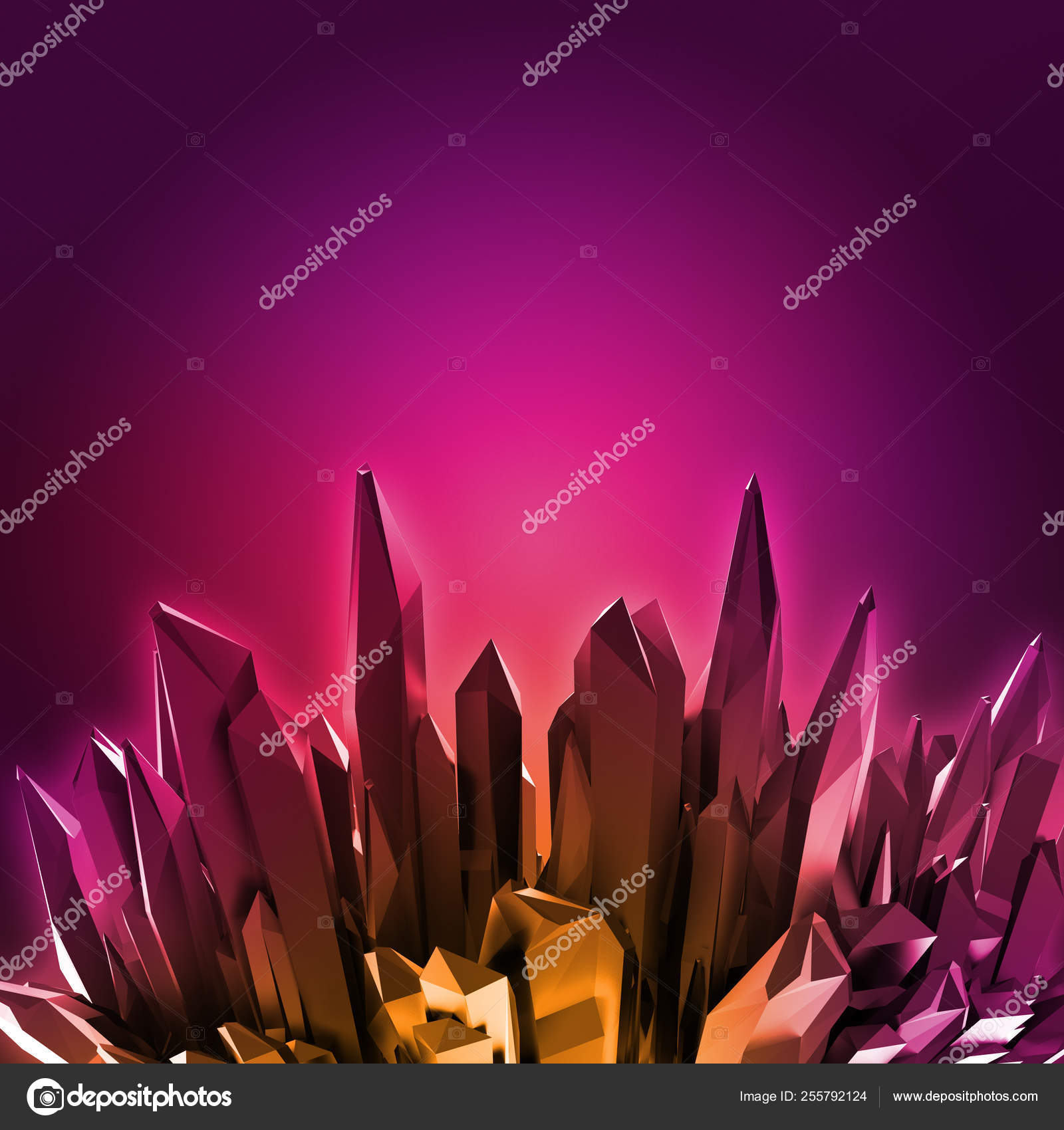 Neon Crystal Background - HD Wallpaper 