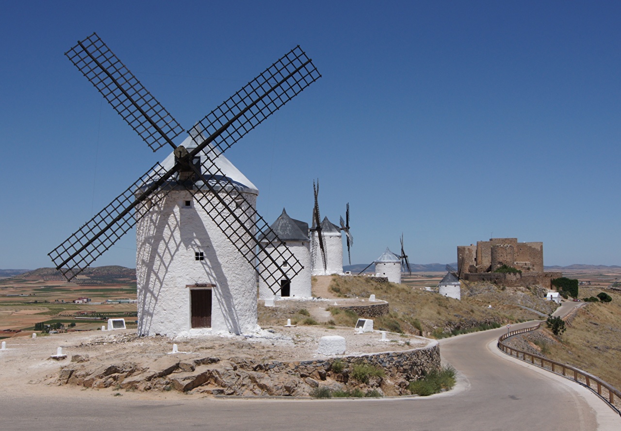 Windmills In Spain - HD Wallpaper 