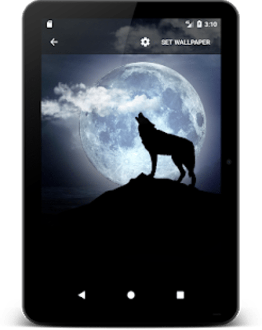 3d Wallpaper Parallax - Moon - HD Wallpaper 