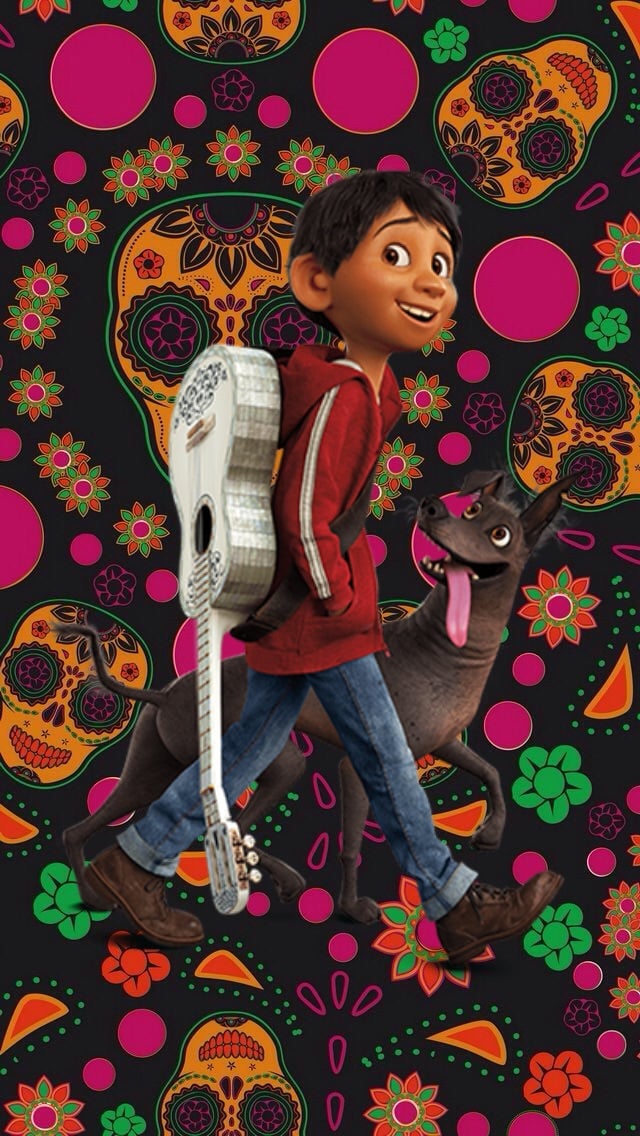 Wallpaper, Skull, And Background Image - Sugar Skulls Phone Background - HD Wallpaper 