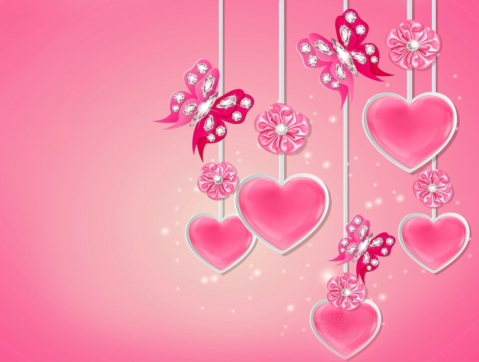 Love Pink Wallpaper Hd - HD Wallpaper 