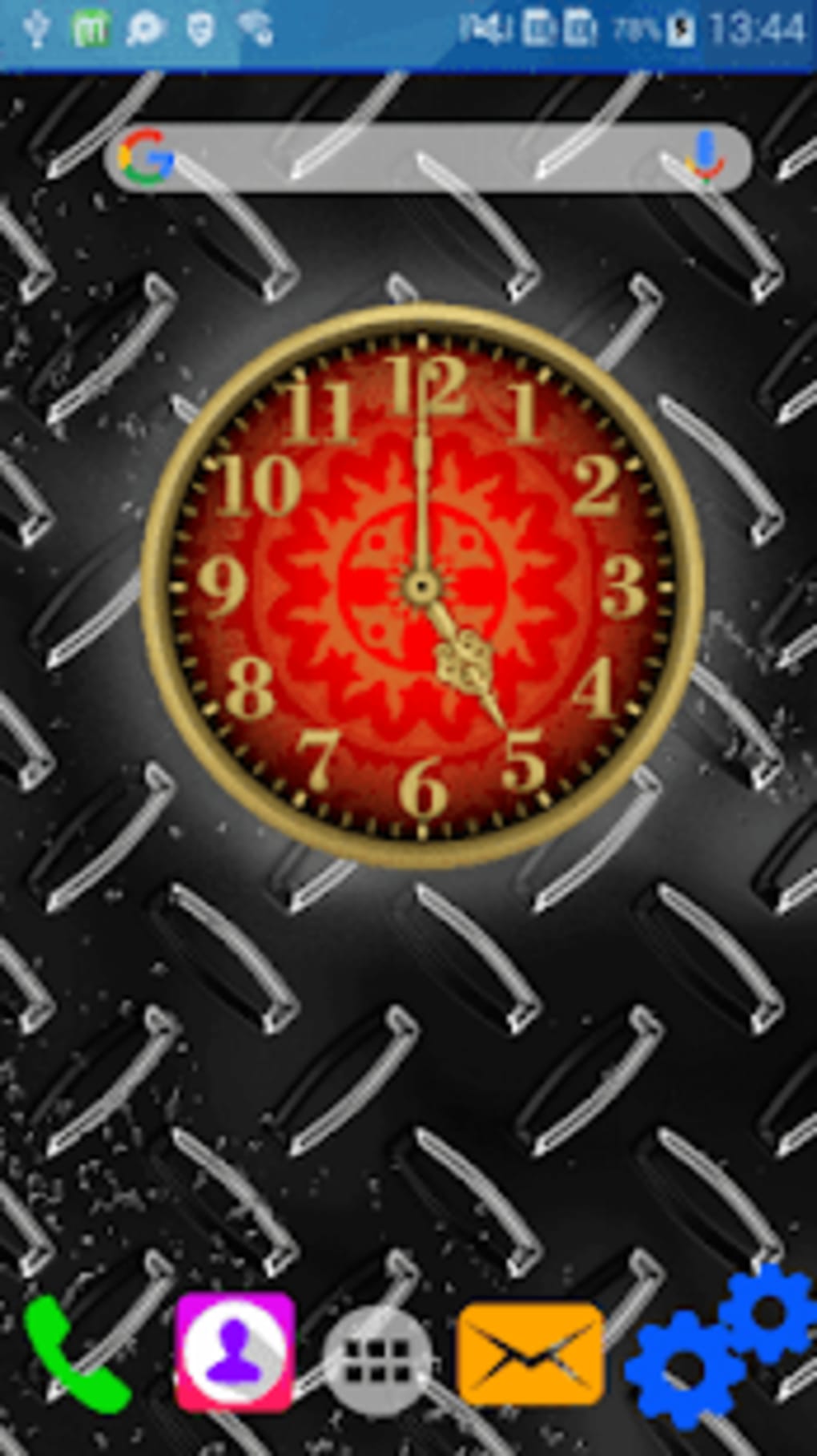 Live Analog Color Clock Kit - Android Application Package - HD Wallpaper 