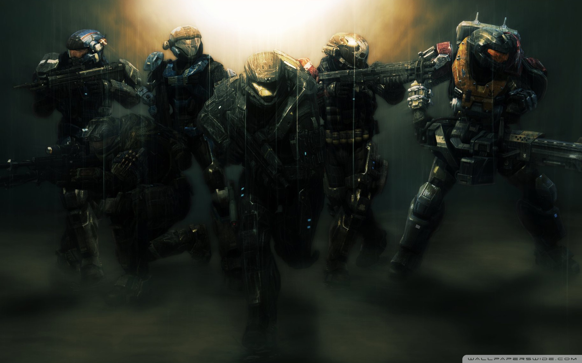 Master Chief And Noble Team - HD Wallpaper 