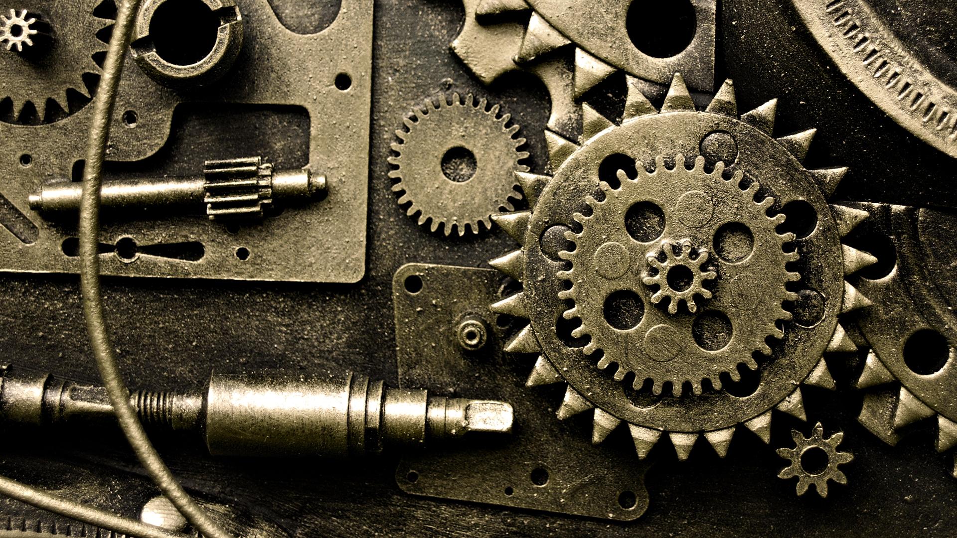 Steampunk Gears And Cogs - HD Wallpaper 