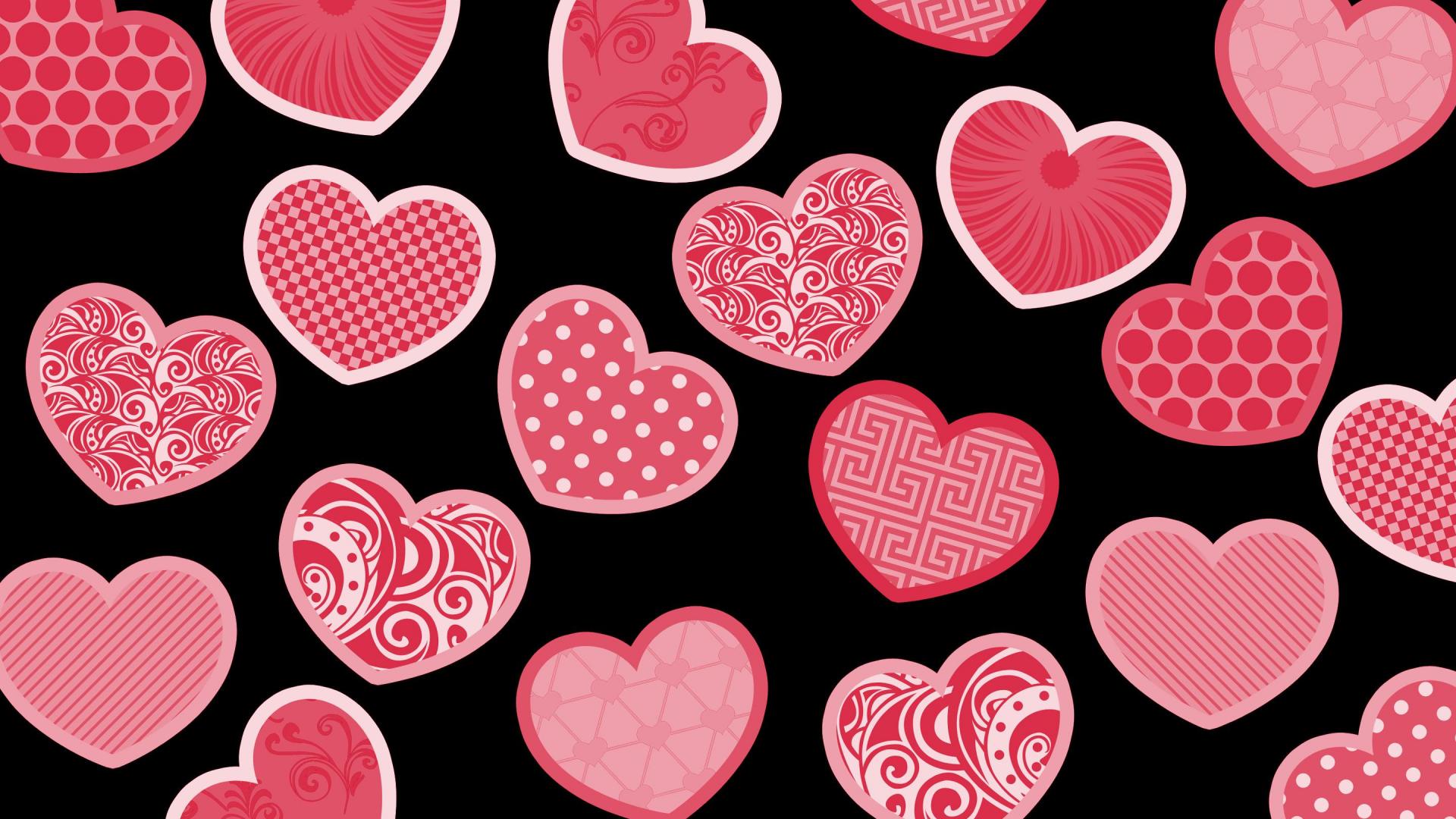 Pink Hearts Wallpaper High Quality Resolution - Pink Heart High Resolution - HD Wallpaper 