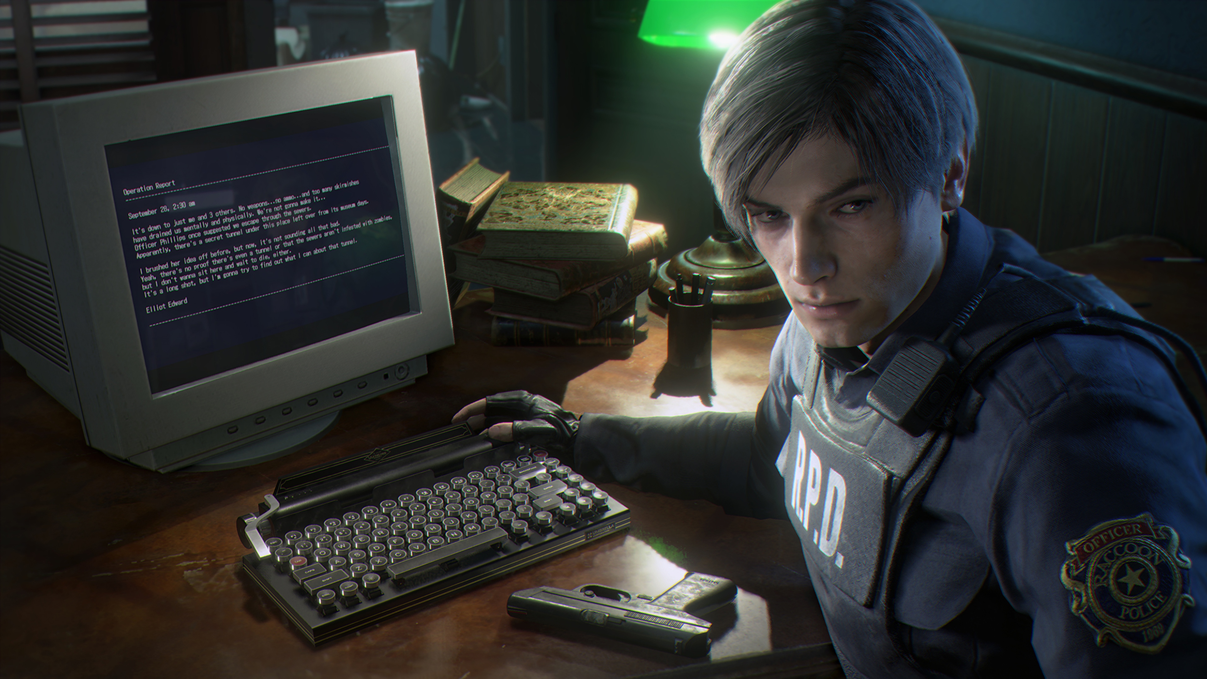 Resident Evil Typewriter Keyboard - HD Wallpaper 