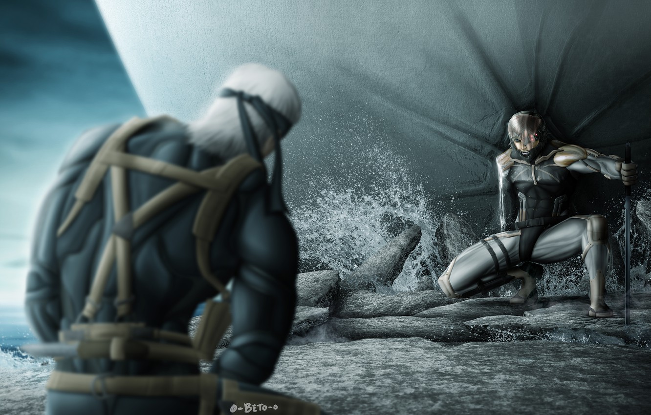Photo Wallpaper Raiden - Metal Gear Armors - HD Wallpaper 