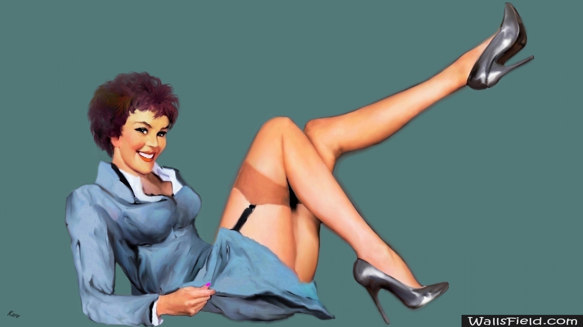 Pin Up Wallpaper - HD Wallpaper 