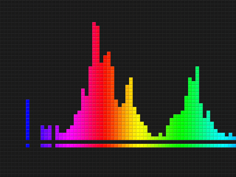 Colorful, Sound Wave, Squares, Wallpaper, Background - Pedro Ortiz - HD Wallpaper 
