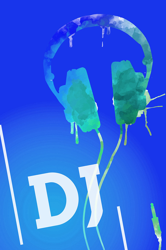 Dj Headphones Wallpaper - Iphone Dj Wallpaper Hd - HD Wallpaper 