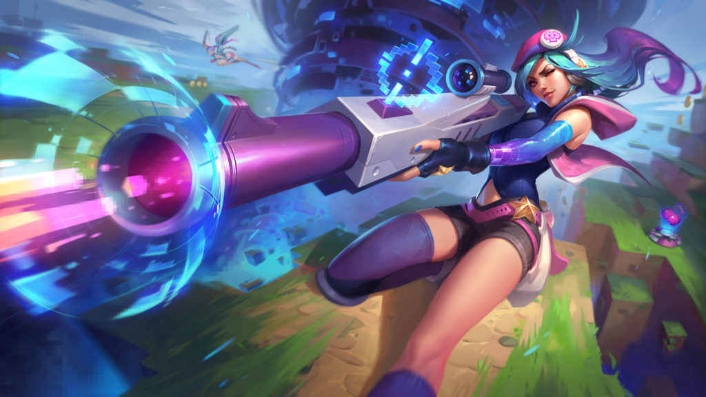 League Of Legends Arcade Caitlyn - HD Wallpaper 