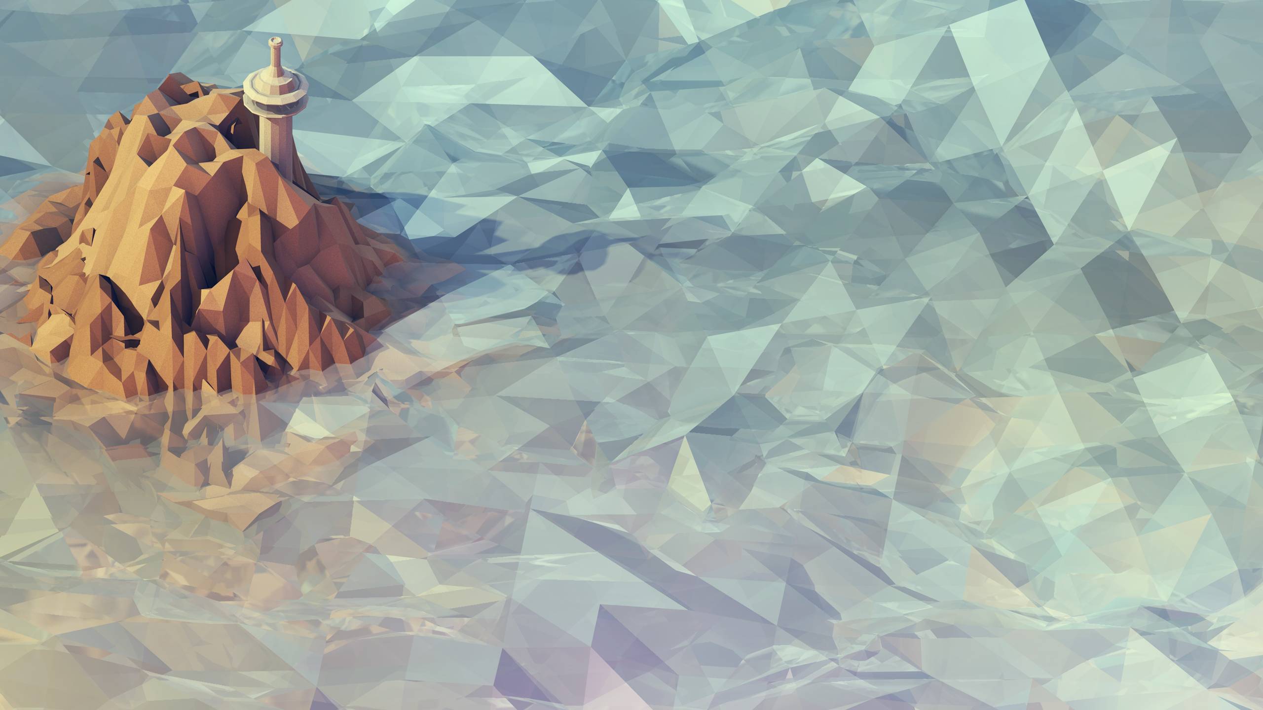 Low Poly - HD Wallpaper 