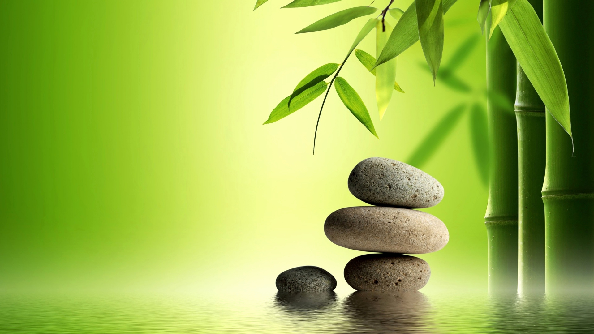 Lucky Wallpaper Feng Shui - Bamboo Wellness - HD Wallpaper 