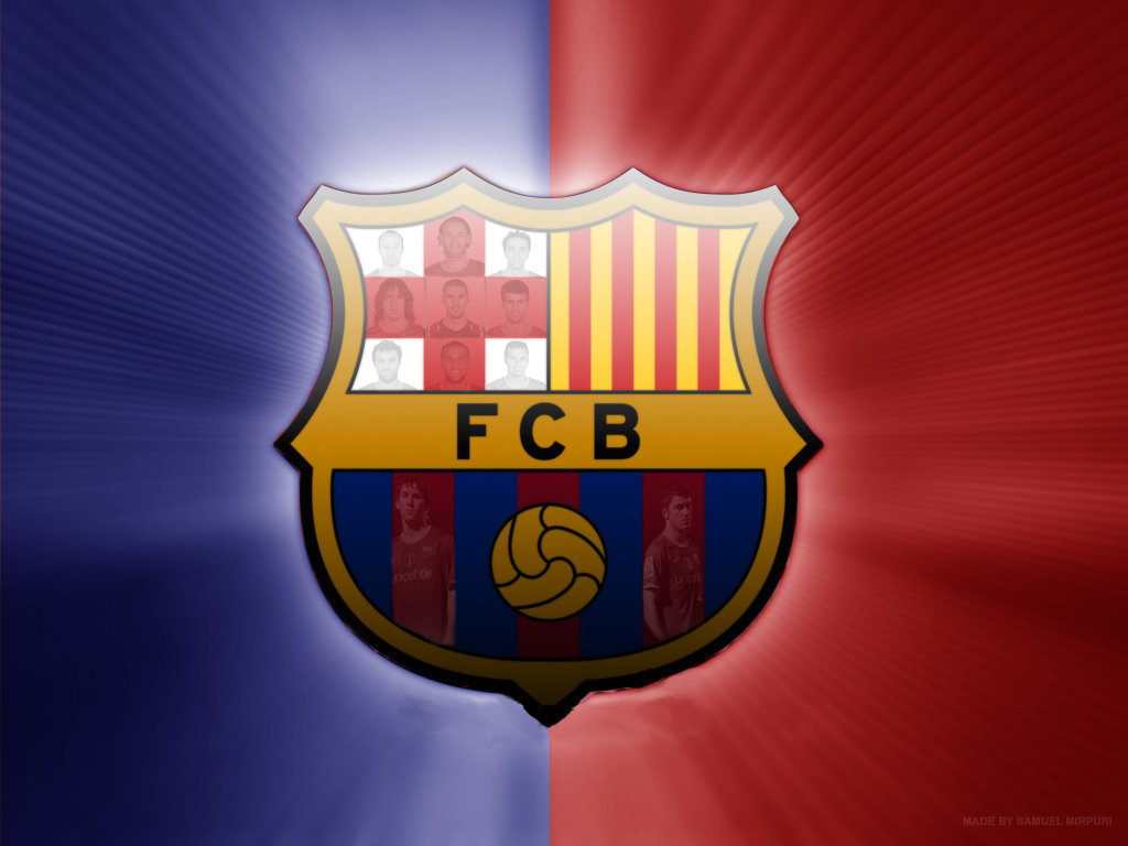 Fc Barcelona Logo Wallpaper - Cool Fc Barcelona Logo - HD Wallpaper 