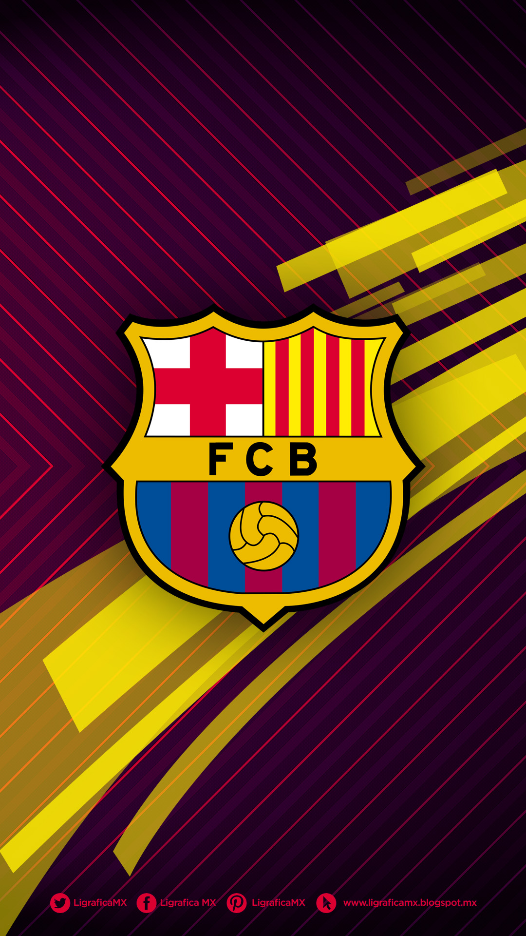 Amazing Barcelona Logo Iphone 5 Hq - Fc Barcelona Logo Iphone Wallpaper Hd - HD Wallpaper 