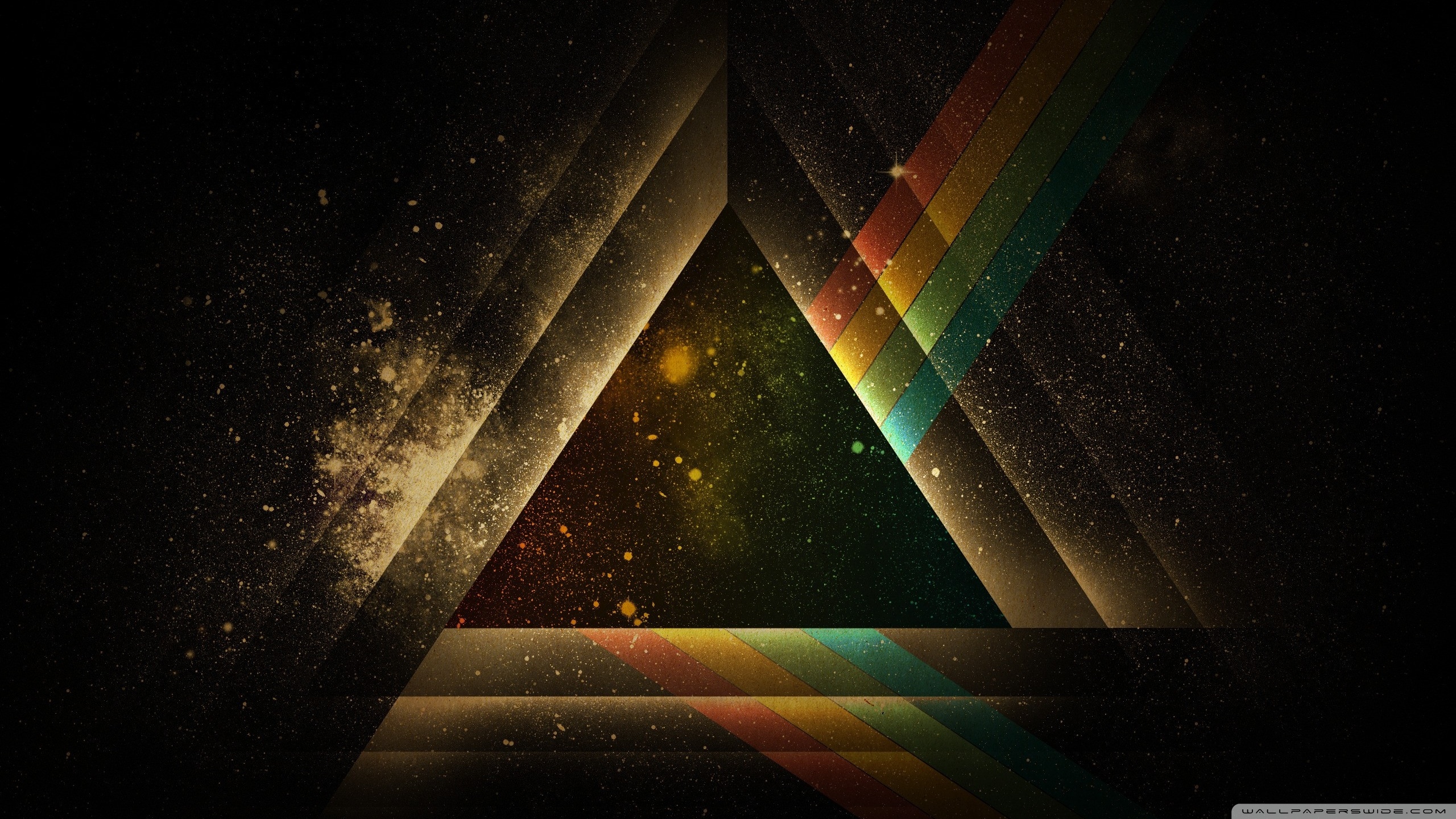 Triangle Â ¤ 4k Hd Desktop Wallpaper For 4k Ultra Hd - Pink Floyd Fb Cover  - 2560x1440 Wallpaper 
