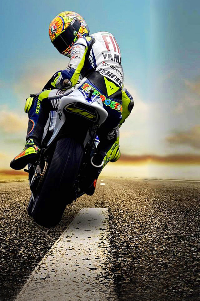 Valentino Rossi Looking Back 640x960 Wallpaper Teahub Io