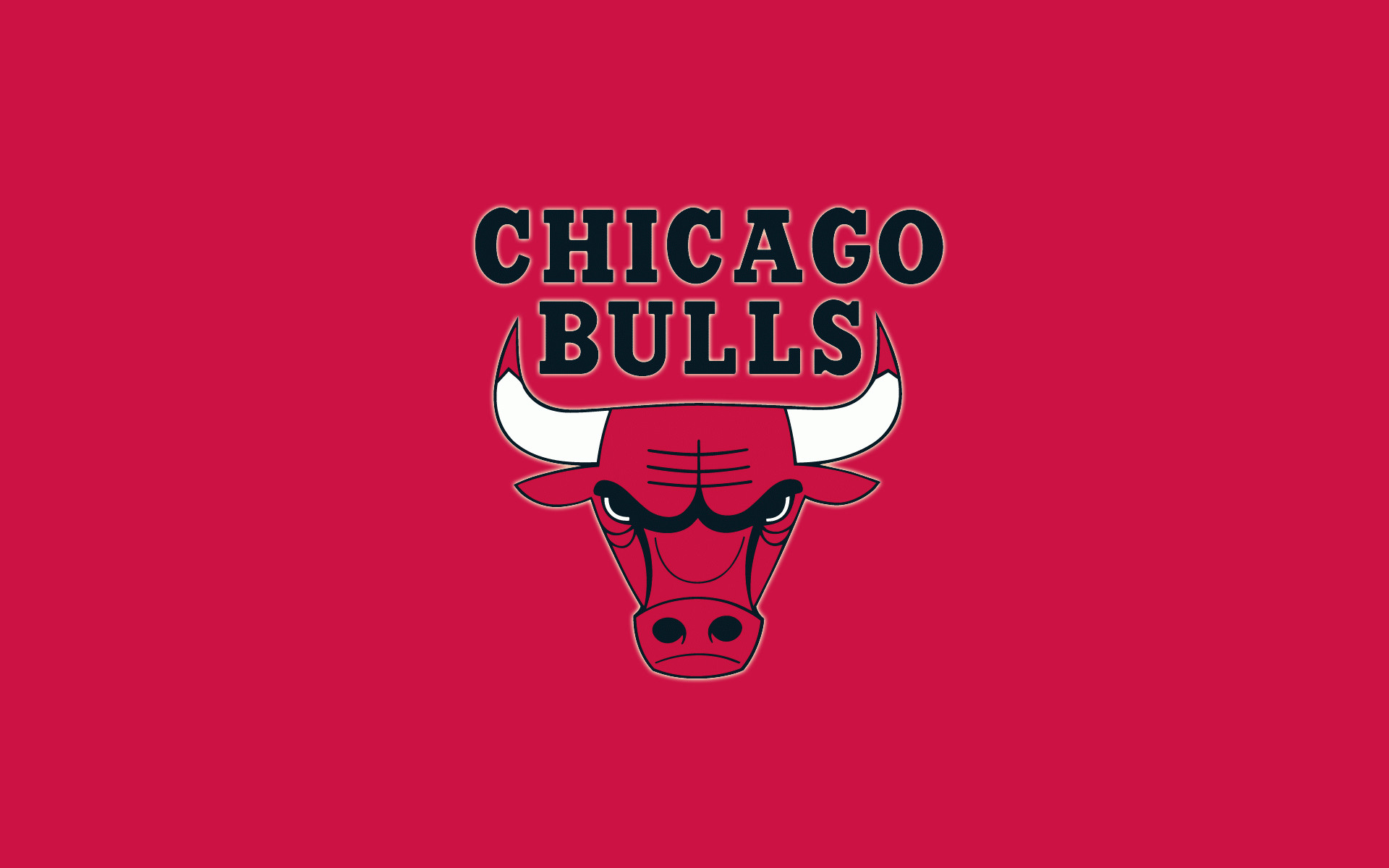 Chicago Bulls Wallpaper Desktop Theme - Chicago Bulls Red Logo - HD Wallpaper 