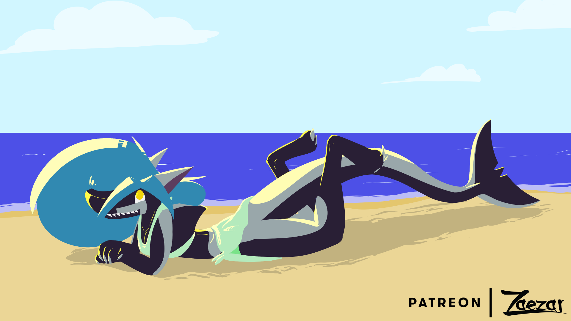 Shark Furry Shark Week - HD Wallpaper 