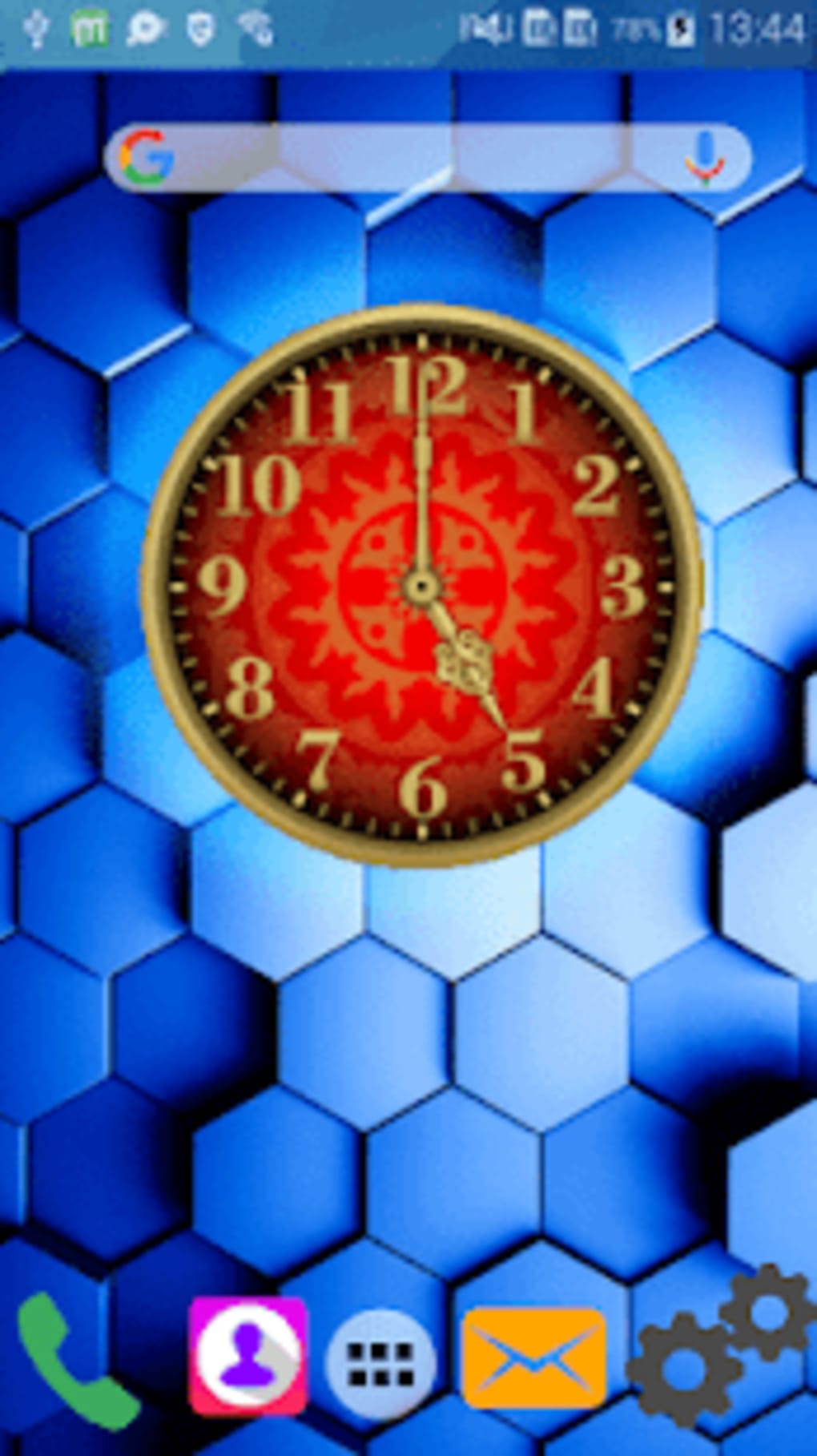 Live Analog Color Clock Kit - Android Application Package - HD Wallpaper 