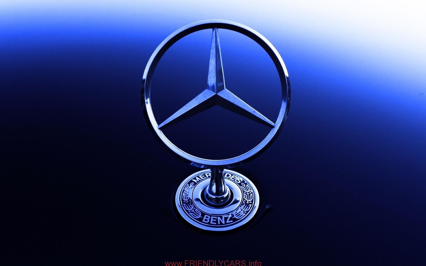 Mercedes Logo Hd - HD Wallpaper 