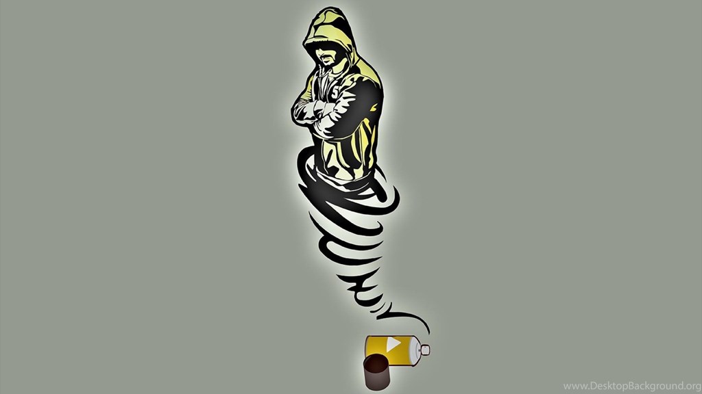 Vector Ghetto Djinn Wallpapers - Gangster Graffiti - HD Wallpaper 