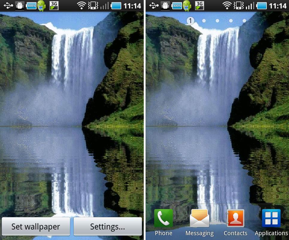 The Best Android Nature Live Wallpapers Apps - Skógafoss - HD Wallpaper 