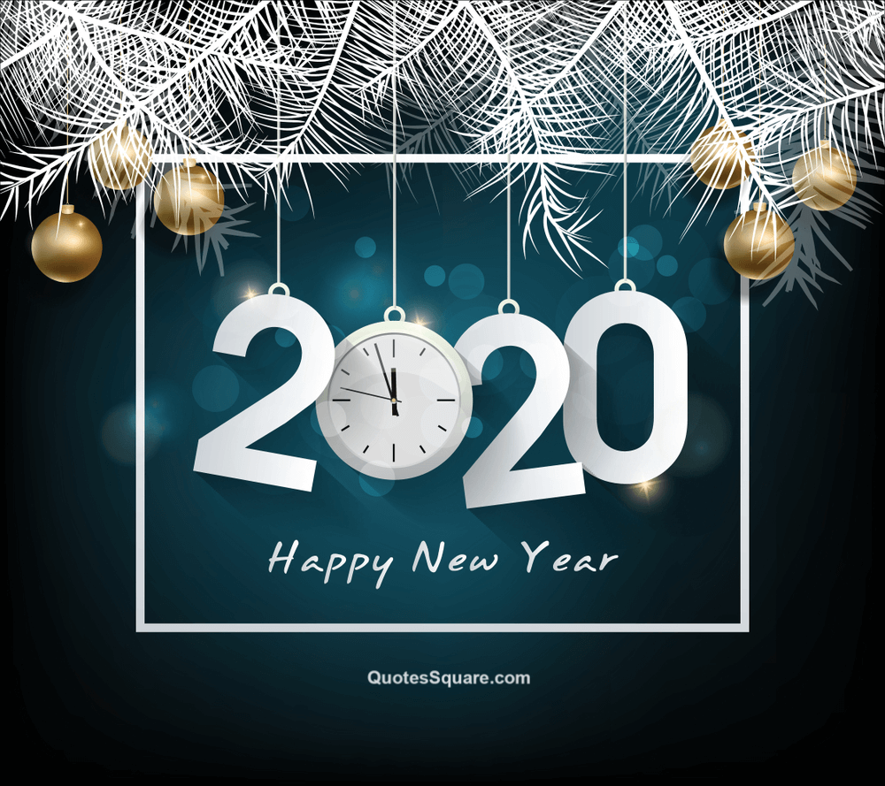 Happy New Year 2020 Clock Hd Wallpaper Free Download - New Year 2020 Gif - HD Wallpaper 