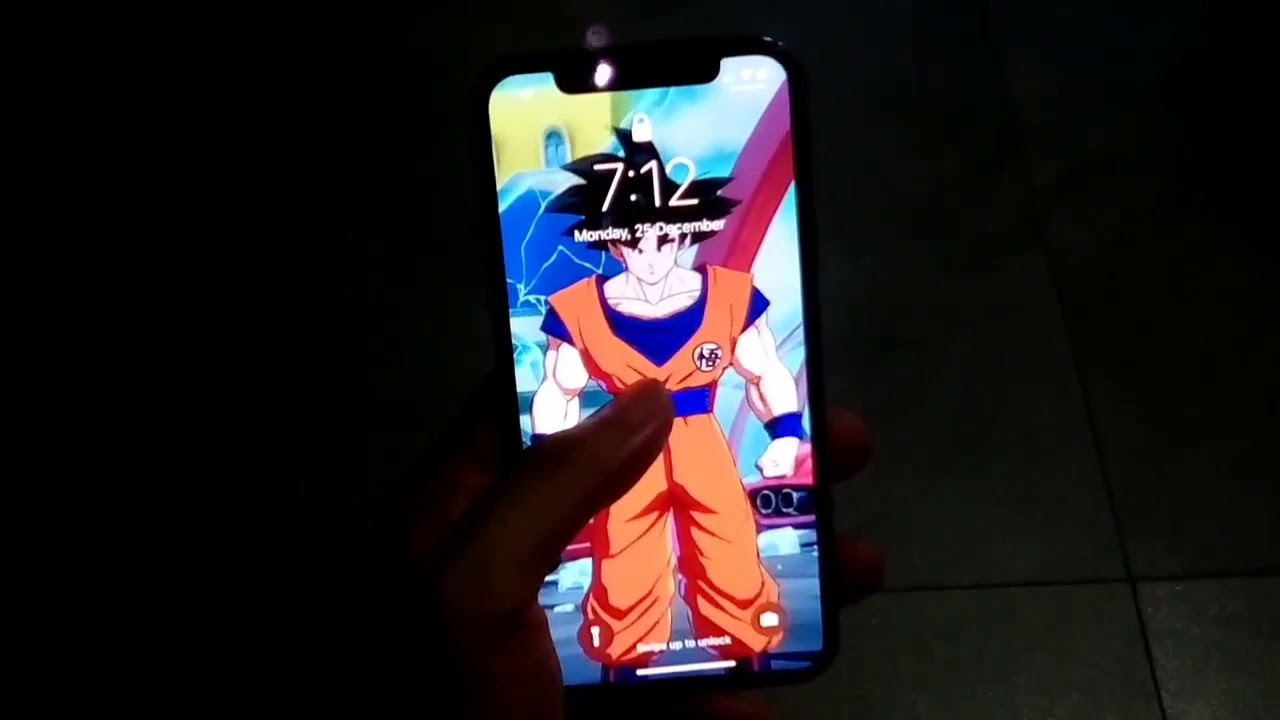 Goku Live Wallpaper Iphone X - HD Wallpaper 