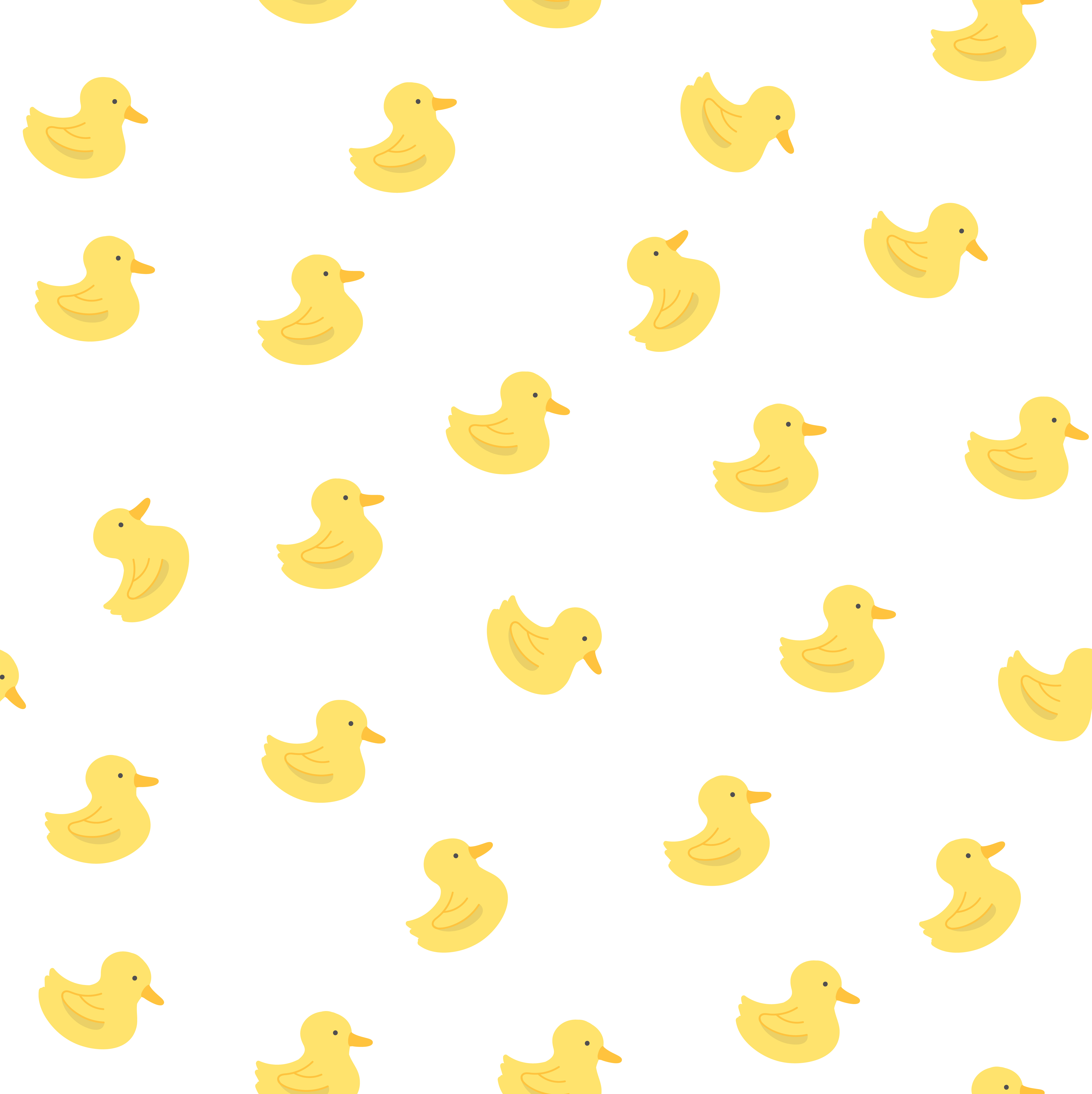 Duck Pattern - HD Wallpaper 