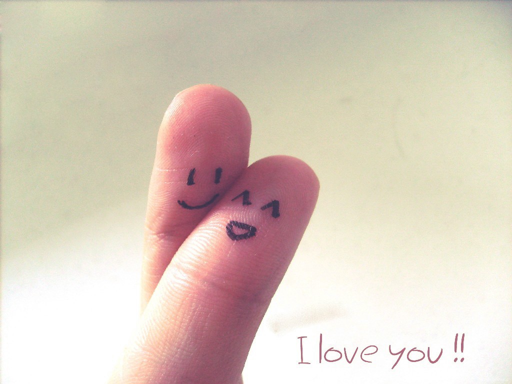 Cute Finger Saying I Love You Live Wallpapers - Cute Wallpaper Hd Love - HD Wallpaper 