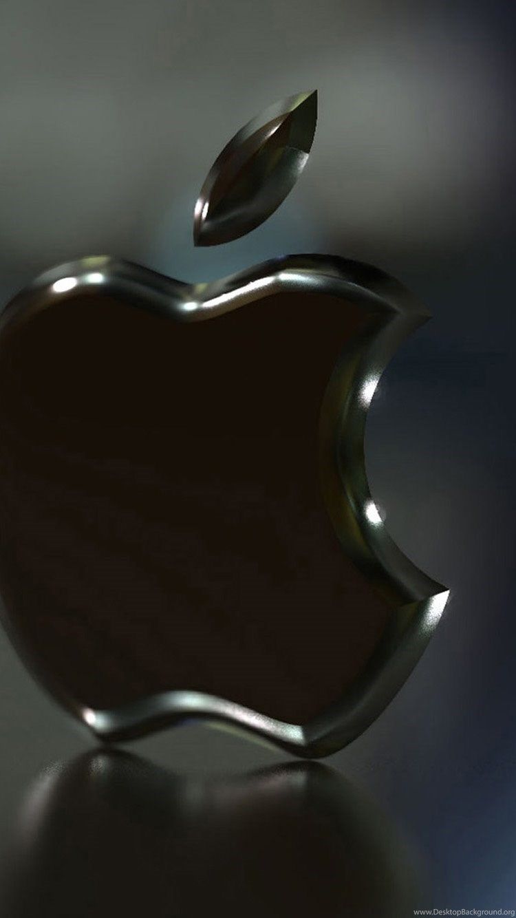 3d Black Apple Logo Iphone 6 Wallpapers Iphone 6 Backgrounds Black Apple Iphone Logo 750x1334 Wallpaper Teahub Io