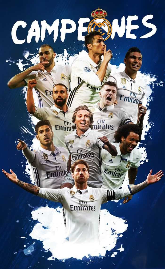 Download Wallpaper Smartphone Real Madrid Download - Real Madrid Team Wallpaper 2018 - HD Wallpaper 