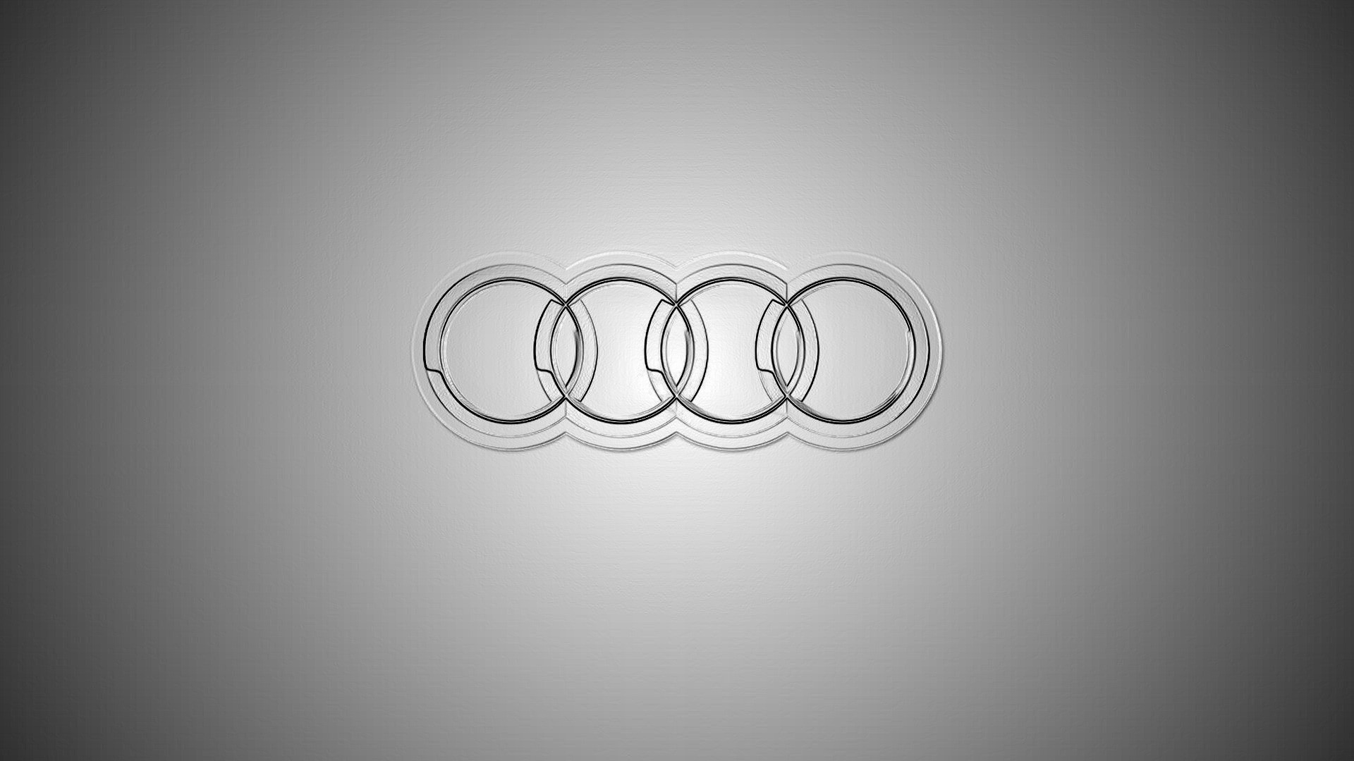 Audi Logo Black Widescreen Desktop Wallpaper - Audi - HD Wallpaper 