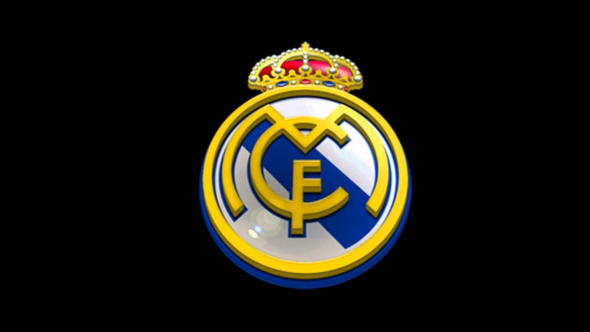 Logo Real Madrid Background - Real Madrid Logo Animation Gif - HD Wallpaper 