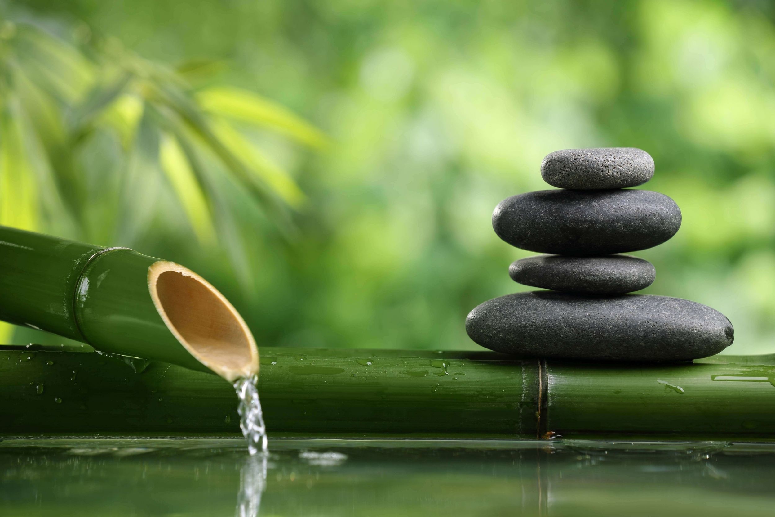 2500x1666, Zen Wallpapers Pack Download V - Zen Rocks And Water - HD Wallpaper 