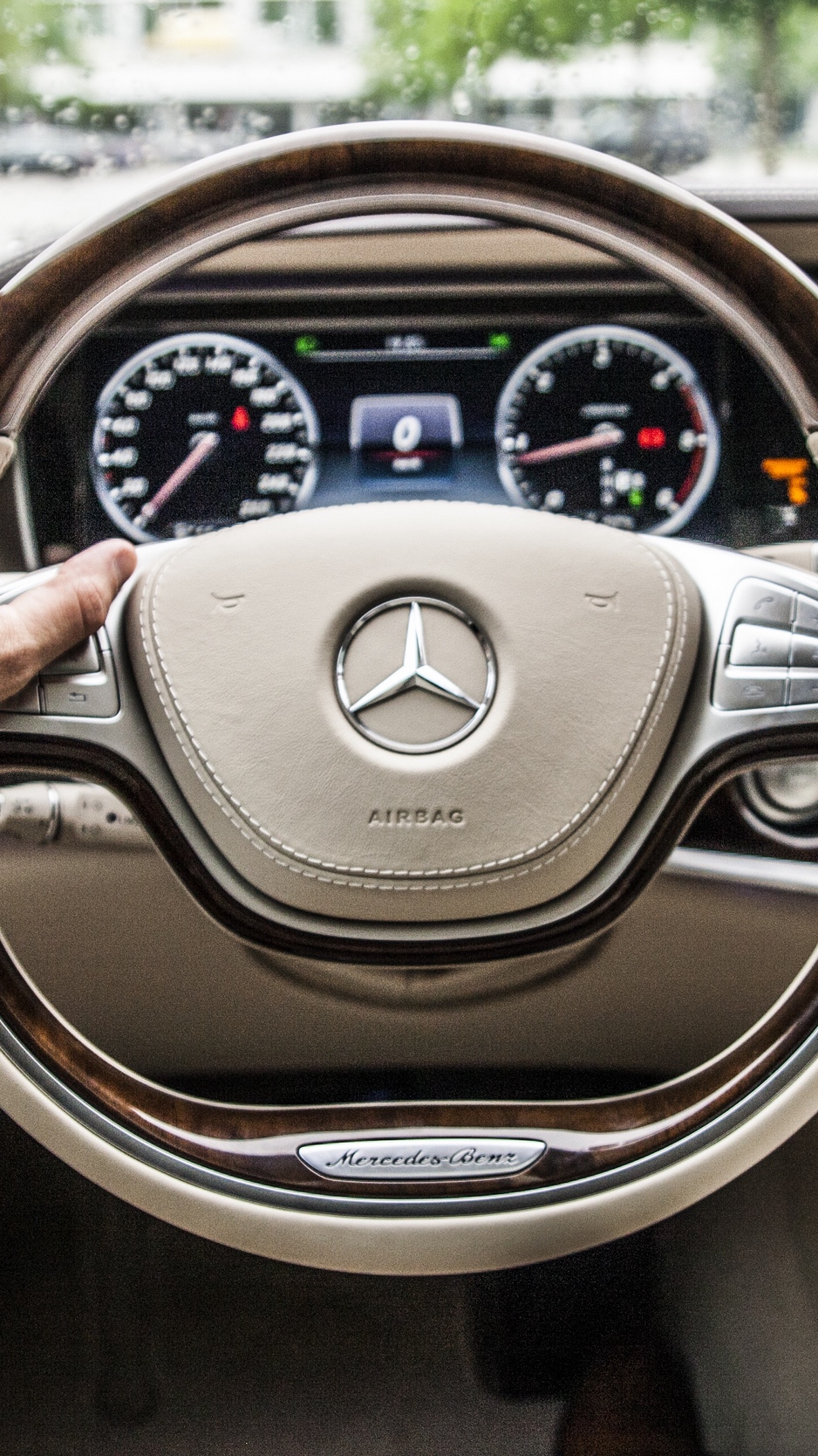 Wallpaper Mercedes, Car, Steering Wheel, Interior - Mercedes Wallpaper 4k Iphone - HD Wallpaper 