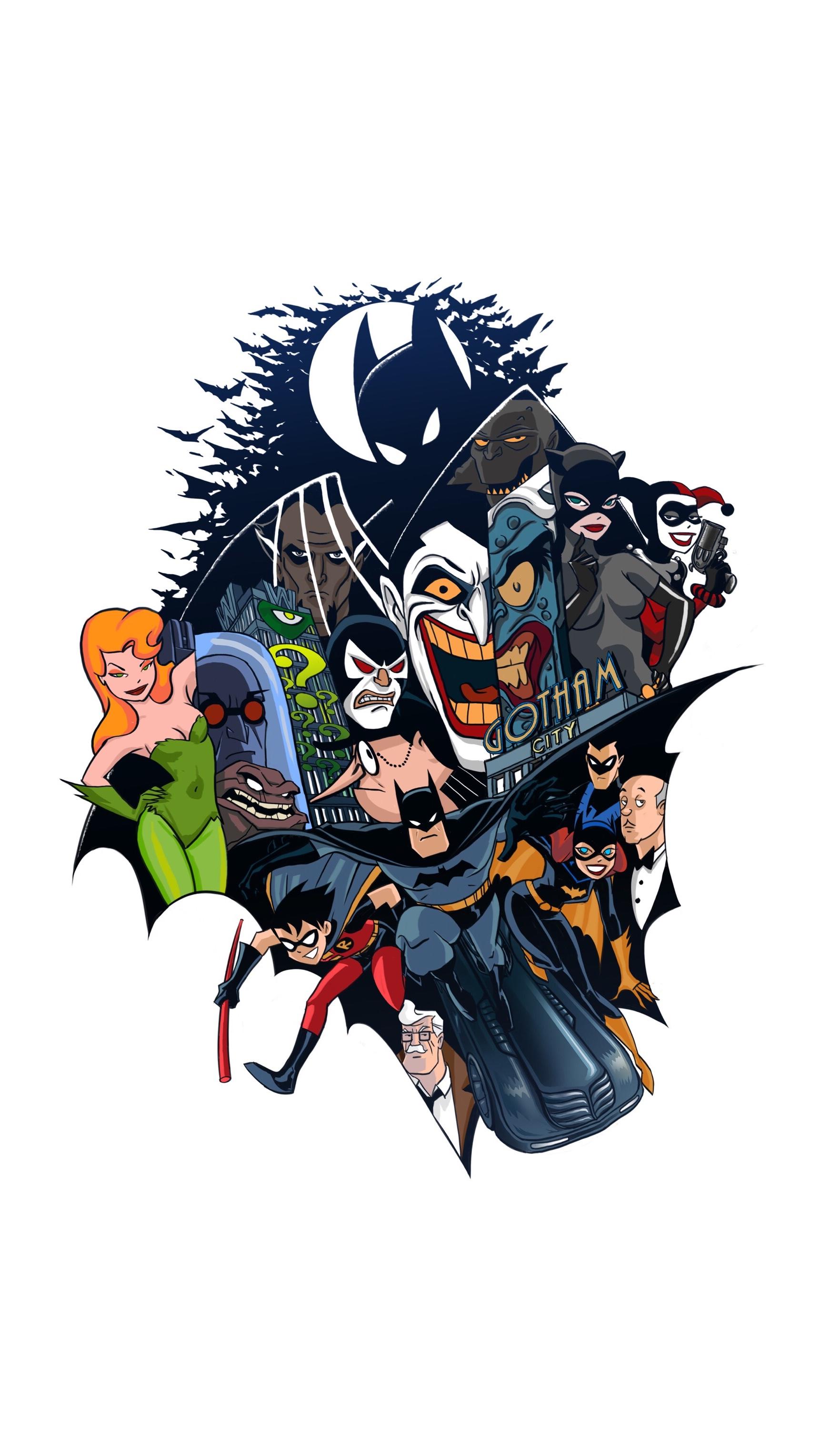 Batman Tas Wallpaper - Batman Animated Series - 1720x3057 Wallpaper -  