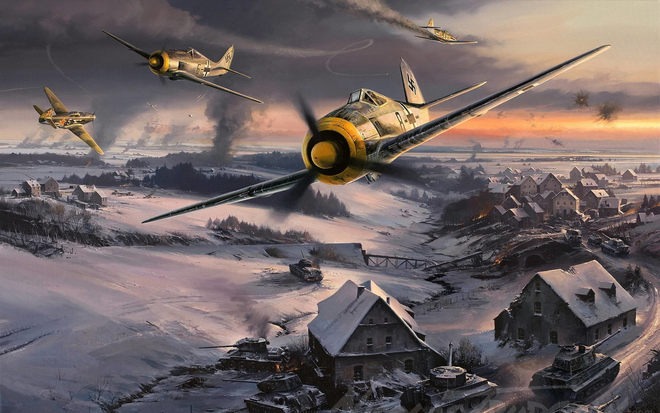 1674 Military Aircrafts Wallpapers Page 8 
 Data-src - Fw 190 - HD Wallpaper 