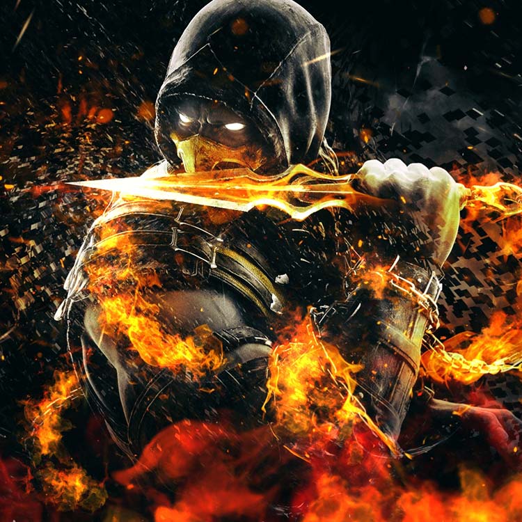 Scorpion Wallpaper Engine - Mortal Kombat Wallpaper Scorpion - HD Wallpaper 
