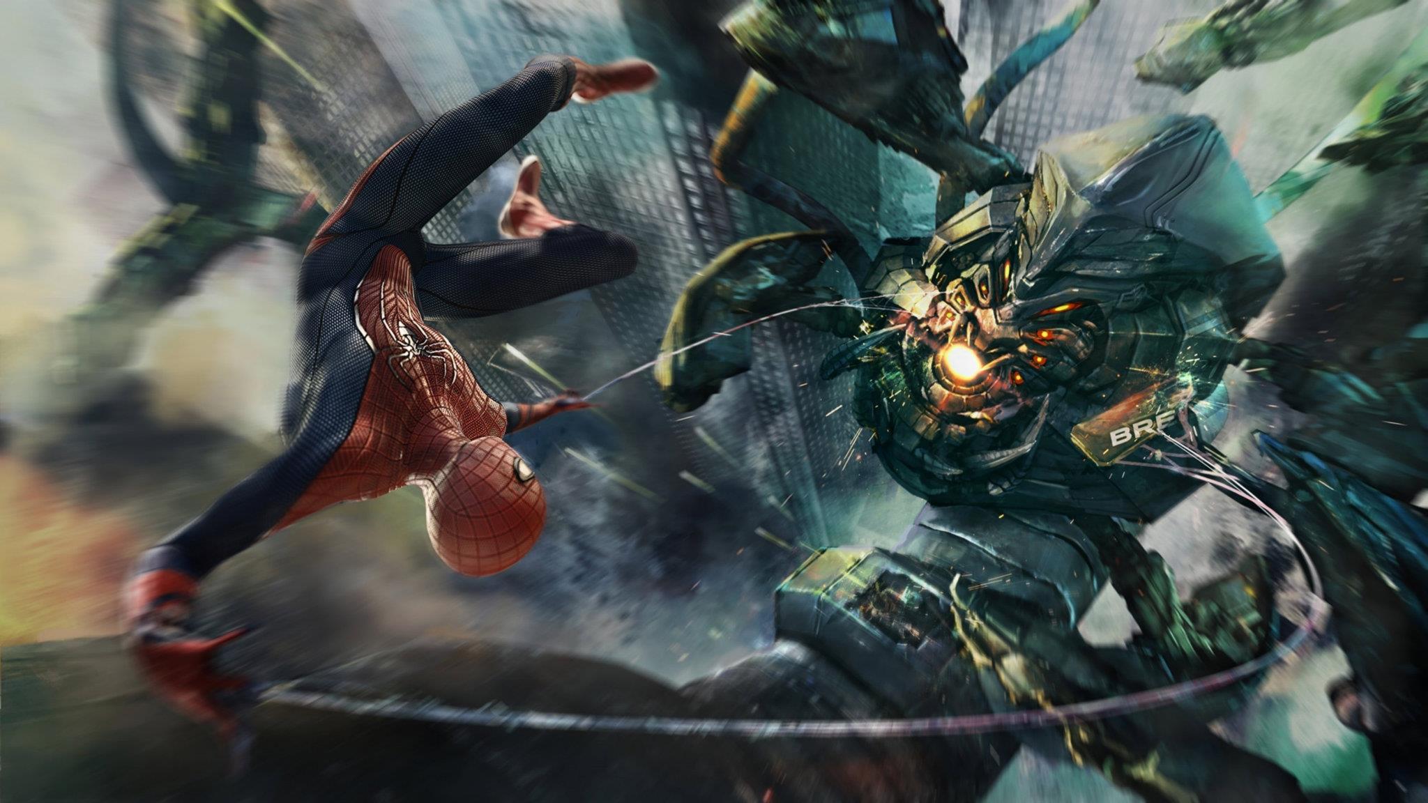 Spiderman Game Concept Art - HD Wallpaper 