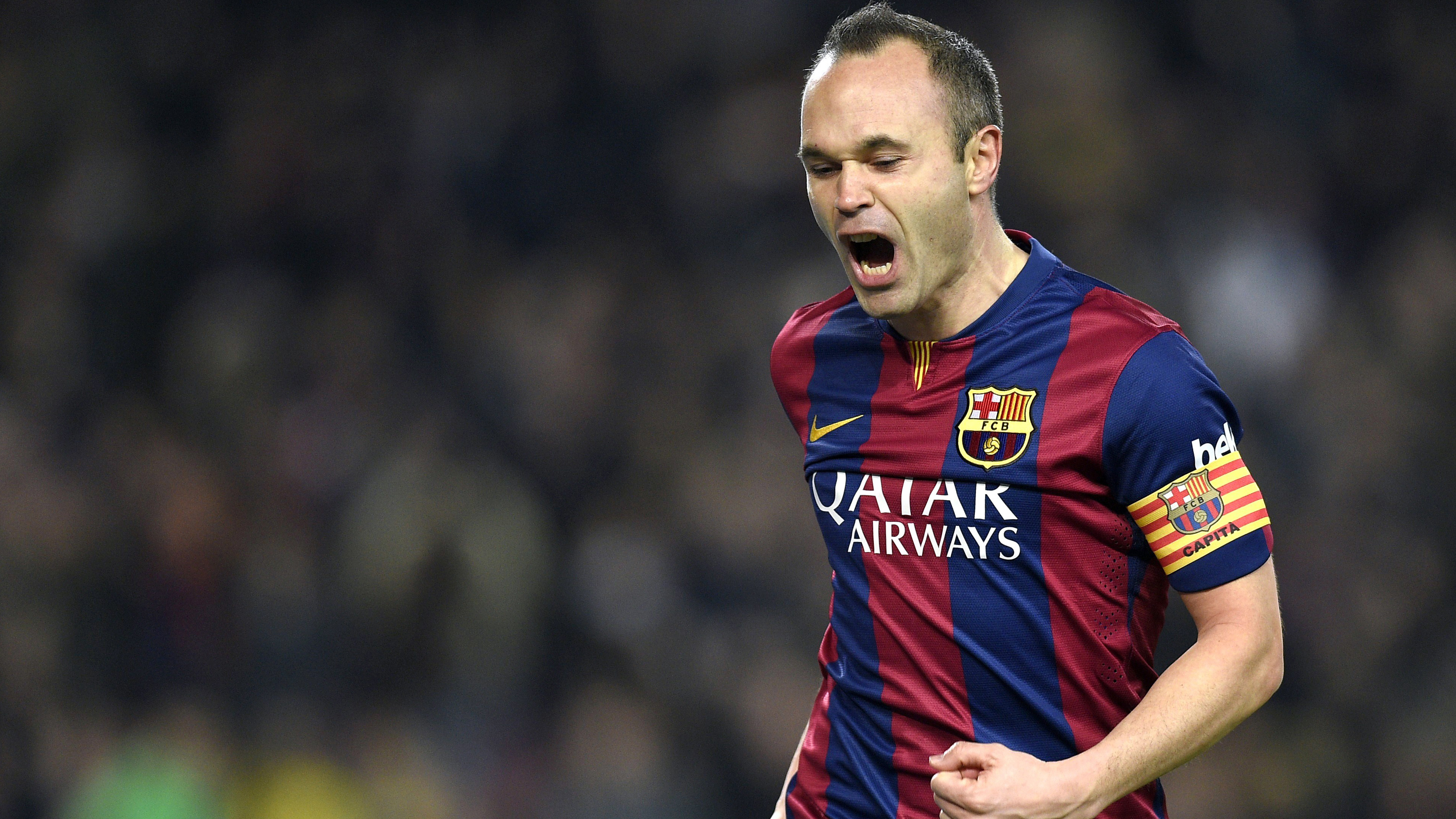 Andres Iniesta Fc Barcelona Wallpaper - Iniesta Wallpaper Hd - HD Wallpaper 