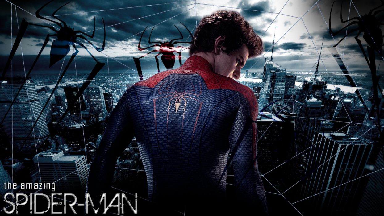Spider Man Film Andrew Garfield The Amazing Spider - New York City - HD Wallpaper 
