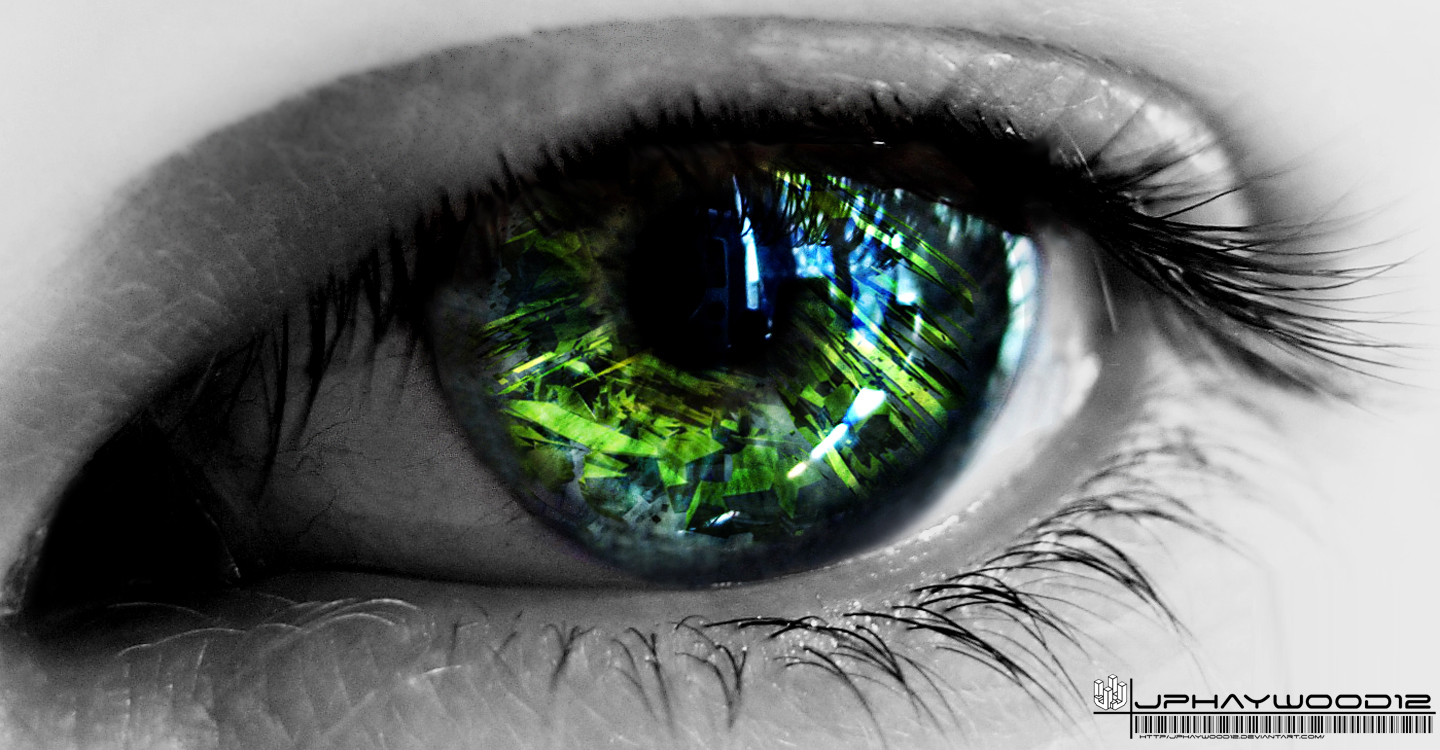 Wallpapers The Eye Youthrocker Colorful - Abstract Eye - HD Wallpaper 