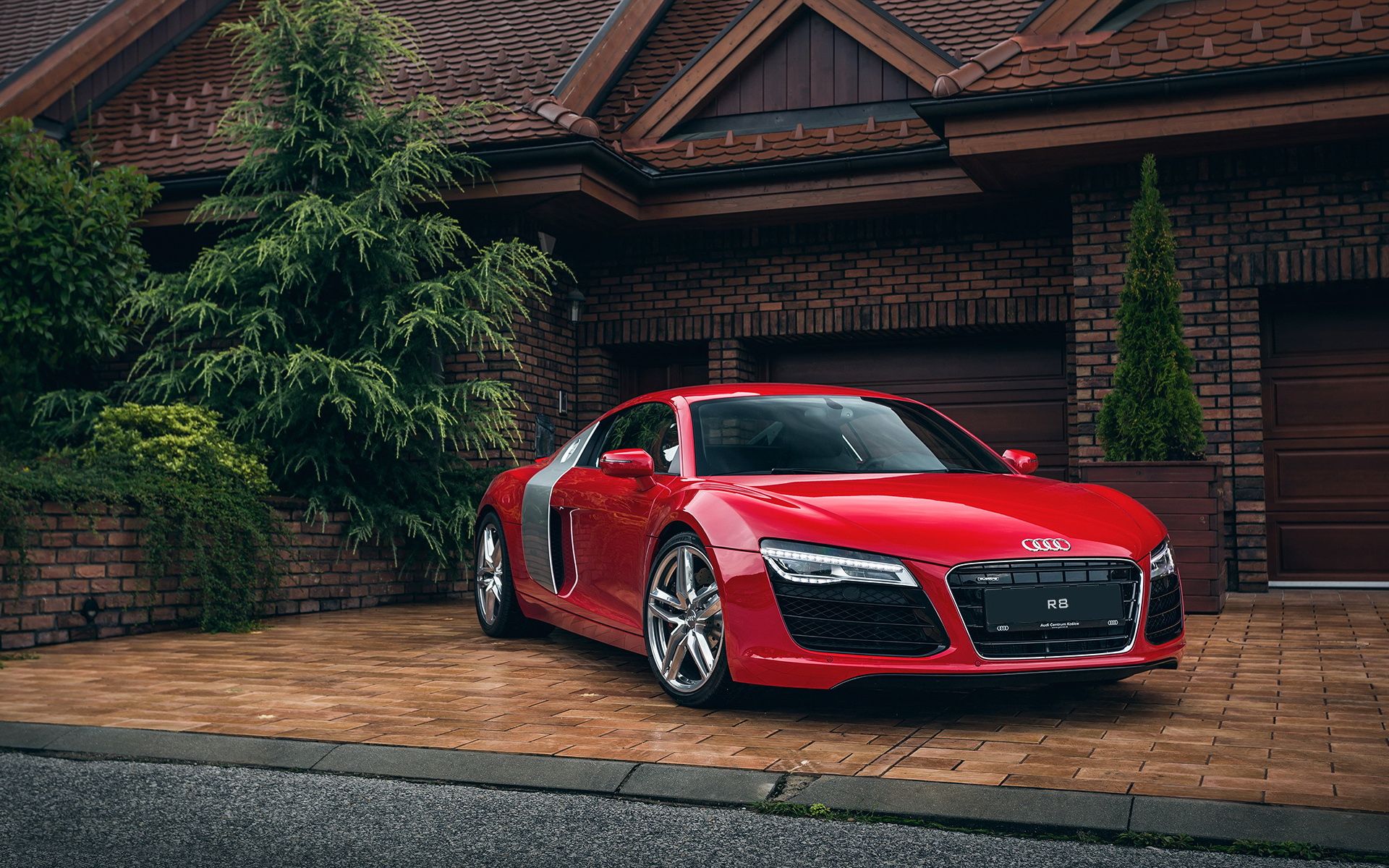 Audi R8 Red Wallpaper - Audi R8 Red Wallpaper Hd - HD Wallpaper 