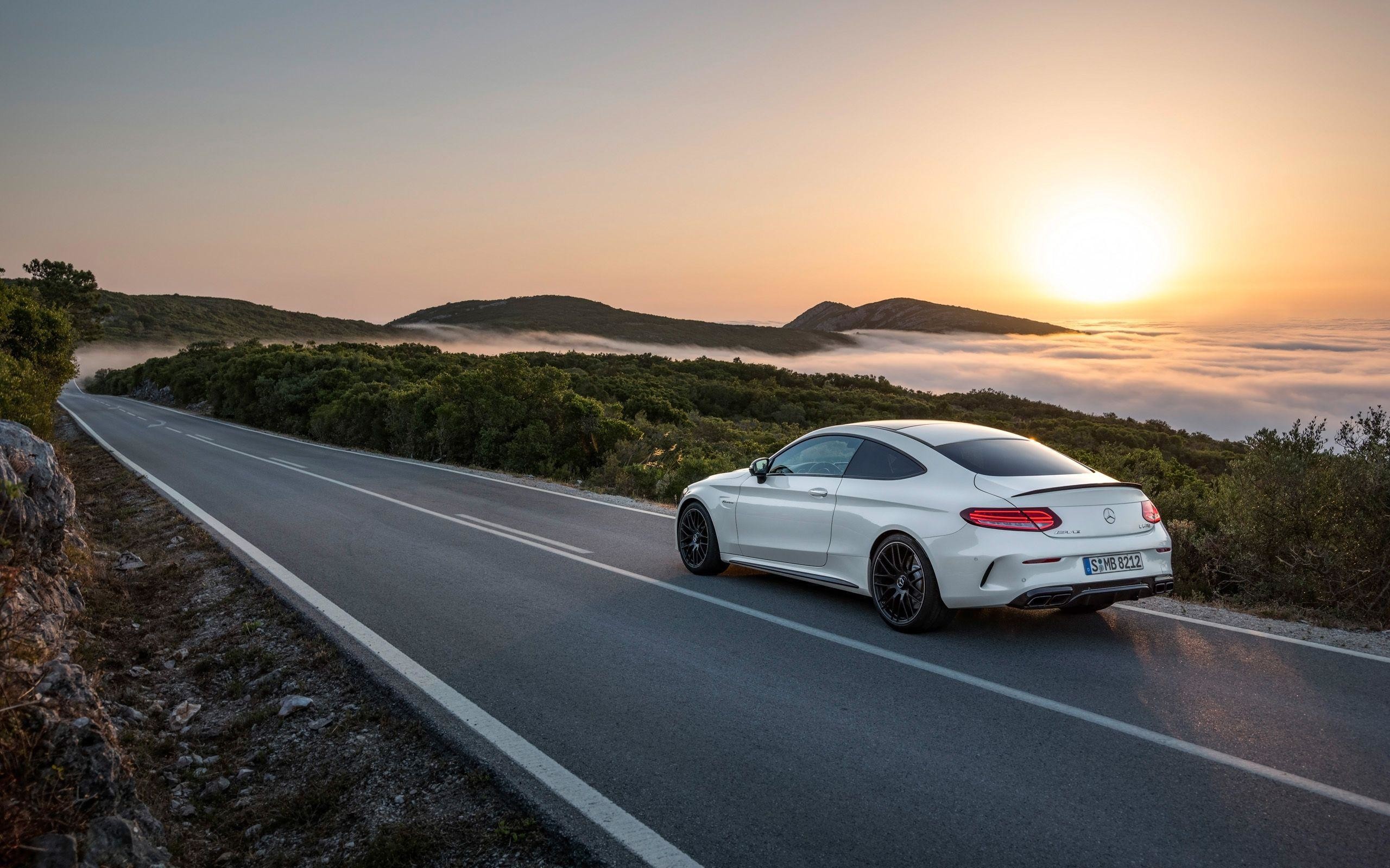 2016 Mercedes Amg C63 S Coupe 2 Wallpaper Mercedes C 63 Coupe 2560x1600 Wallpaper Teahub Io