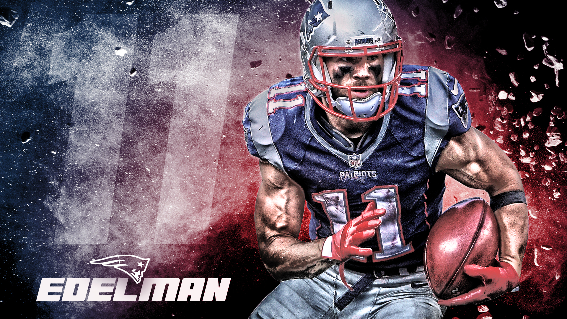 New England Patriots Julian Edelman - HD Wallpaper 