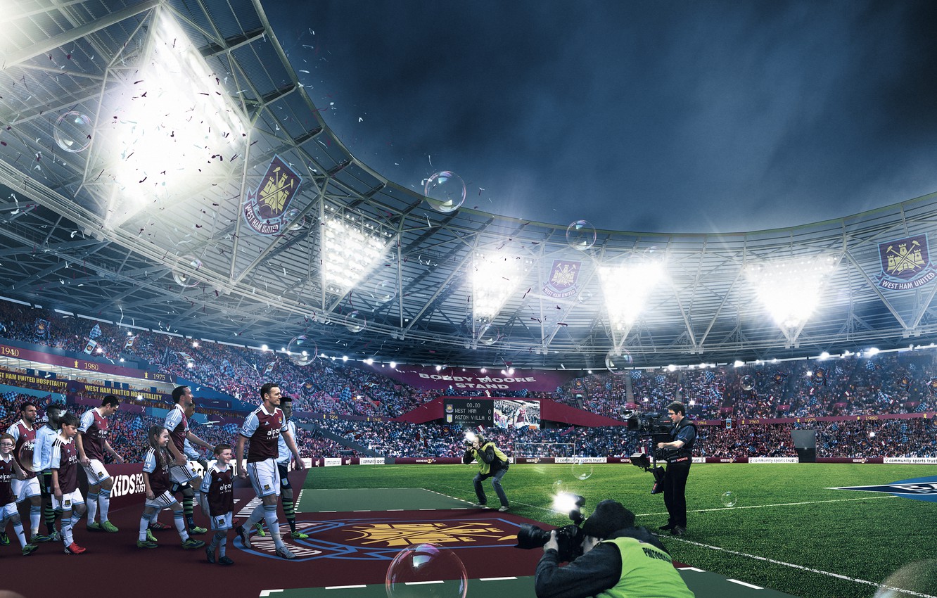 Photo Wallpaper Wallpaper, Sport, Stadium, Football, - West Ham Desktop Background - HD Wallpaper 